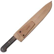 Faca Carbono 8'' Cabo Chifre Bainha Couro Filetera Churrasco
