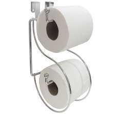 Suporte Duplo Porta Papel Higiênico Caixa Descarga Acoplada