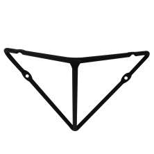 Suporte Mão Francesa Triangular Prateleira Aramado Estilo Industrial Preto Fosco