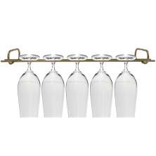 Suporte Para Pendurar Taças 42cm Organizador Porta Taças Suspenso Dourado