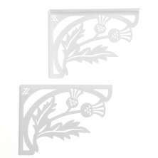 Mão Francesa Decorativa 20cm Ramos Flor Brinco de Princesa B