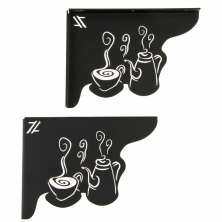 Par Mãos Francesas Decorativas 20cm Cantinho do Café Bule e