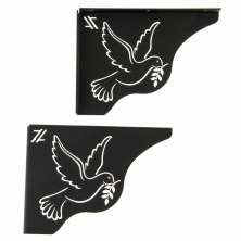 Par Mãos Francesas Decorativas 20cm Pomba da Paz Divino Espí