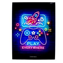 Quadro Funny Preto e Azul