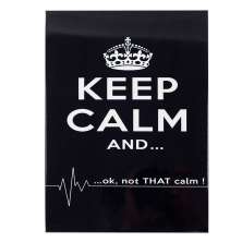 Quadro Keep Calm Preto e Branco