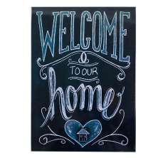 Quadro Welcome Preto e Branco
