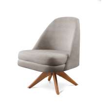 Poltrona Stella - Bouclé Cinza