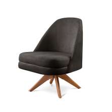 Poltrona Stella - Linho Preto