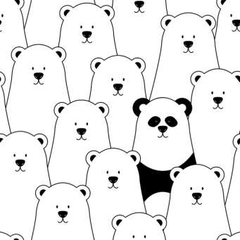 Papel de Parede Panda S4