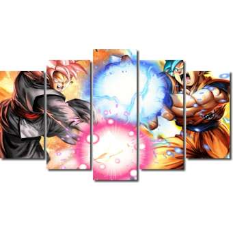 Quadro Decorativo Dragon Ball Z Goku Super Sayajin 3 Peças M14