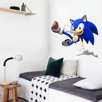 Adesivo de Parede Faixa Sonic 2