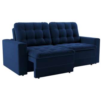 Sofa suede azul com os melhores preços