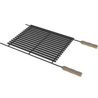 Garfo Para Churrasco Trinchante Grelha Inox 24cm Pequeno