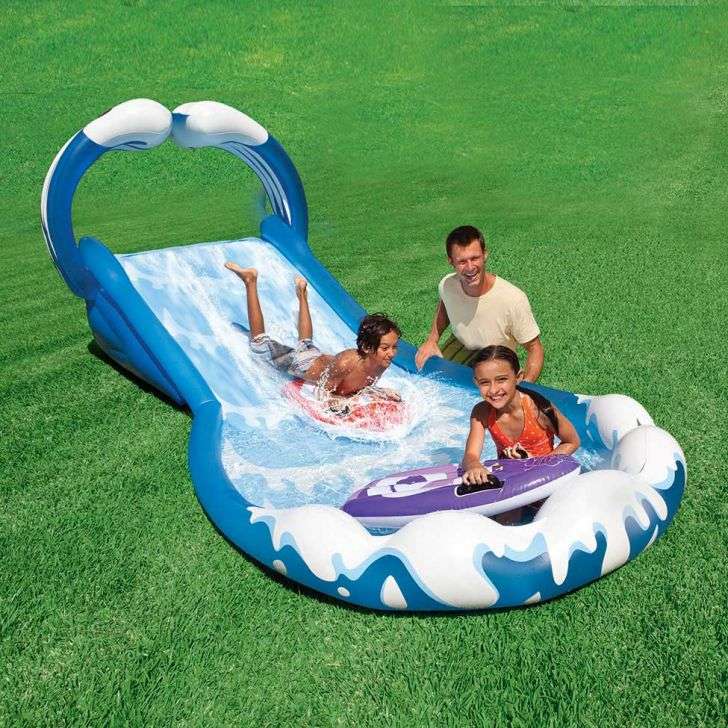 Escorregador inflável modelo Ondas 57469 Intex