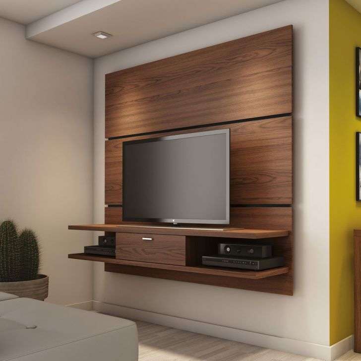 Rack alto para sala de estar Delta 1.8 Rovere Moka Província